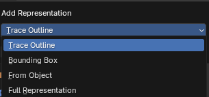 Add Representation dialog