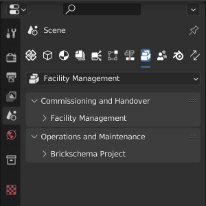 property editor facility management sub-tab